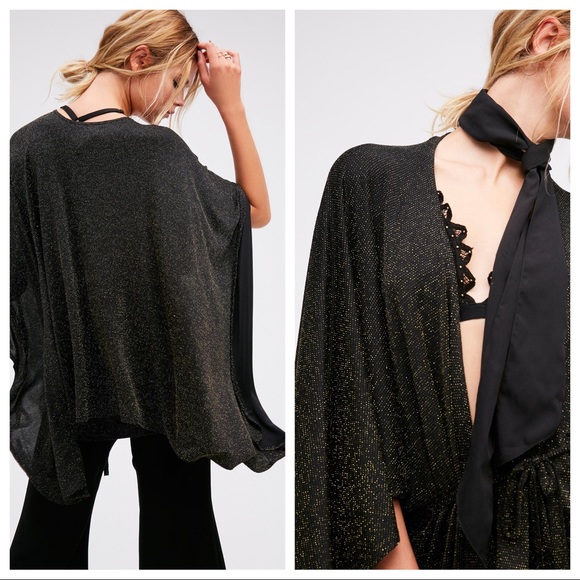 FP X Shimmering Kimono Cape Top - Picture 2 of 13